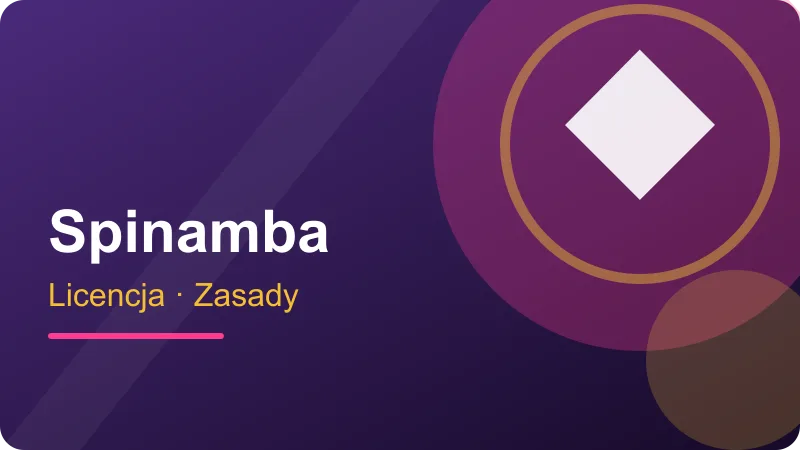 Spinamba – Konto, zasady, pomoc Konto, zasady, pomoc – ilustracja sekcji Spinamba